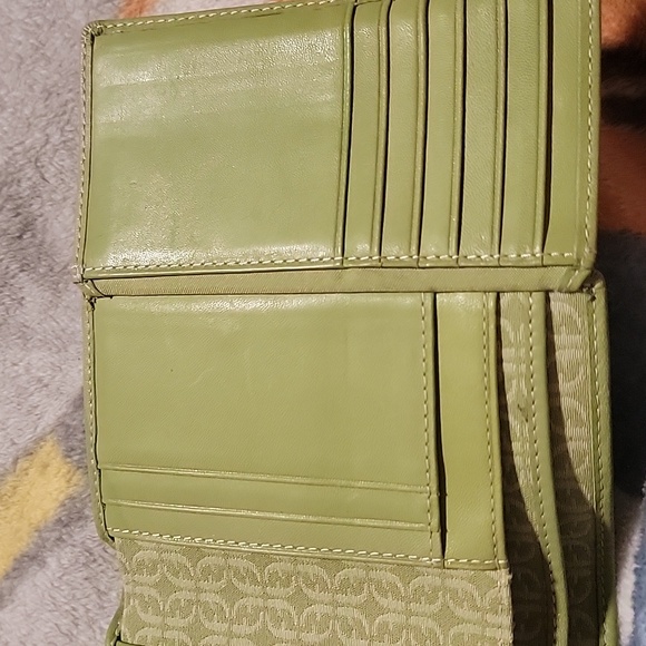 Vintage Fossil Wallet green - Picture 7 of 8